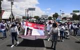 La marcha concluirá en Preparatoria 1. / Foto: Blanca E. Gutiérrez