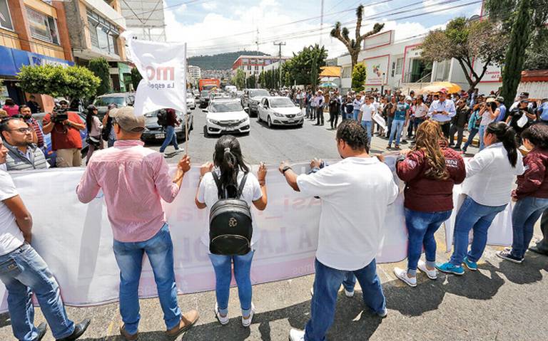 Integrantes de Morena toman calles de Pachuca - El Sol de Hidalgo |  Noticias Locales, Policiacas, sobre México, Hidalgo y el Mundo